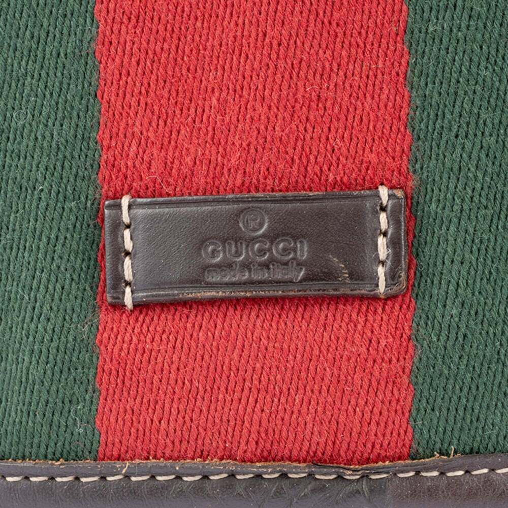 GUCCI Authentic Brown Leather Shoulder Bag - Picture 6 of 13